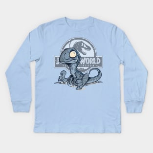 Baby Blue! Kids Long Sleeve T-Shirt